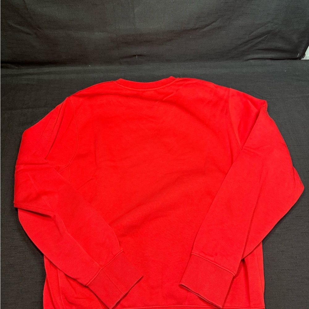 Nike Men's Vibrant Red Crewneck Sweater - Picture 4 of 4